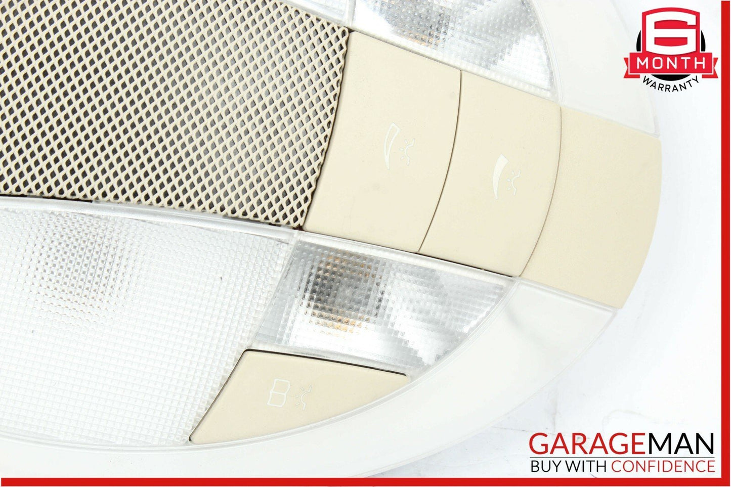 03-11 Mercedes W219 CLS500 E500 Rear Overhead Dome Light Reading Map Beige