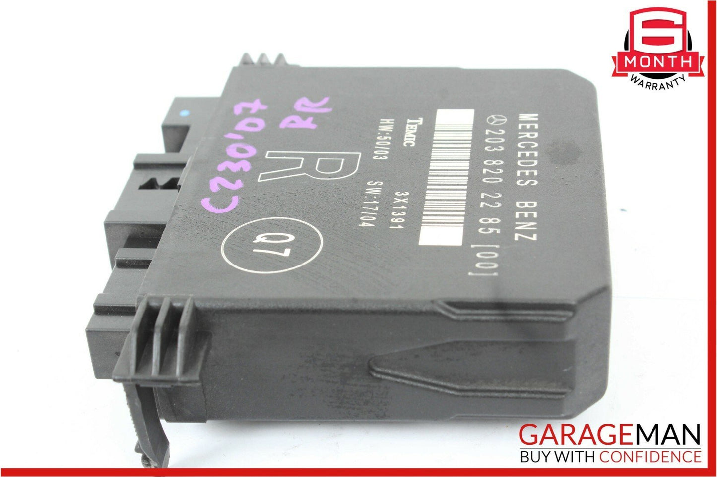 01-07 Mercedes W203 C230 C320 Rear Right Side Door Computer Control Module OEM