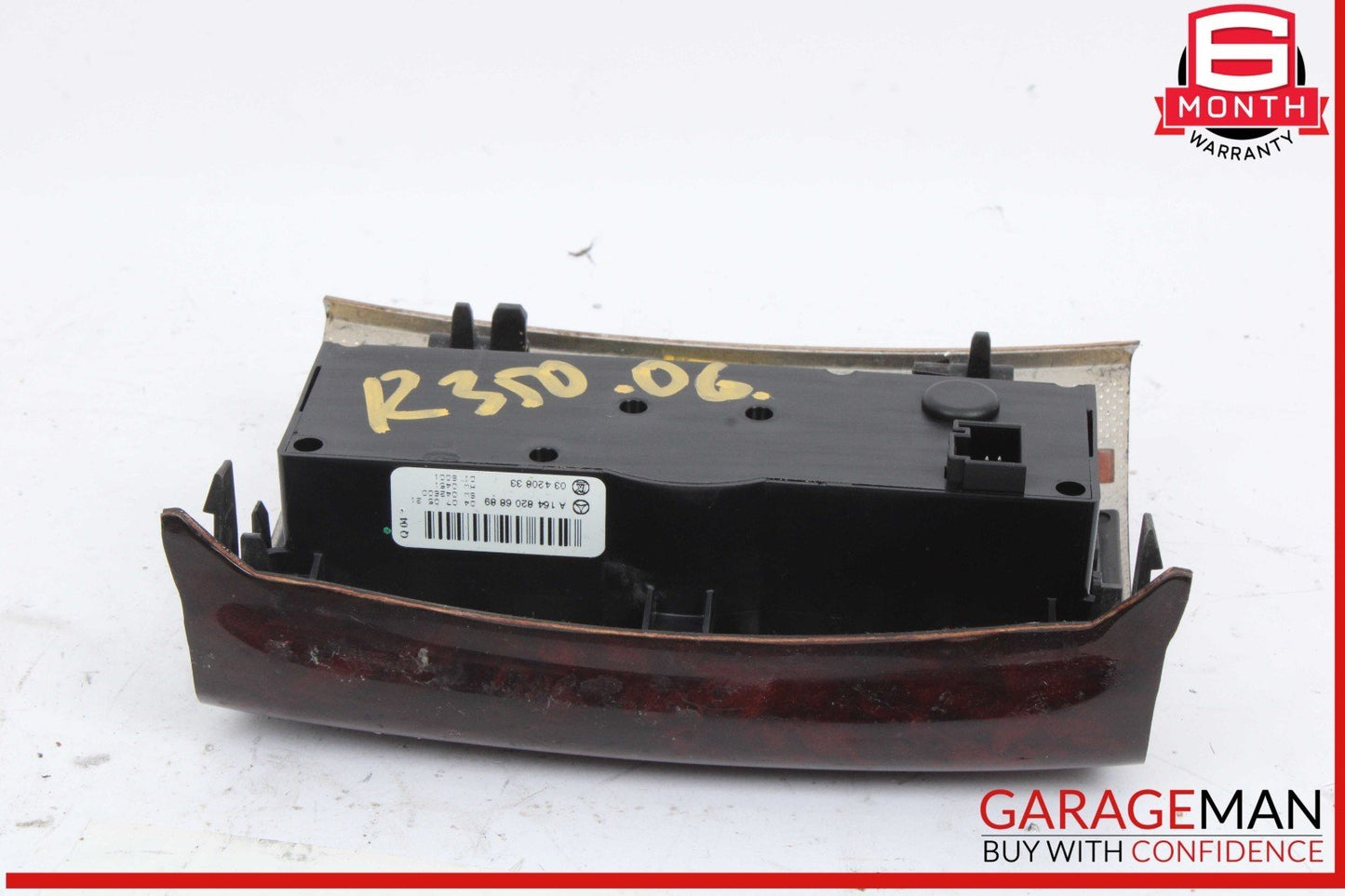 06-08 Mercedes W251 R350 4MATIC Rear AC Climate Cotrol Switch Panel w/ Trim OEM