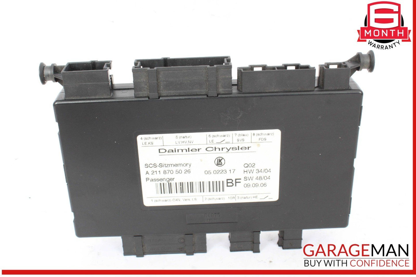 03-12 Mercedes W251 R500 ML500 Front Right Side Seat Control Module OEM