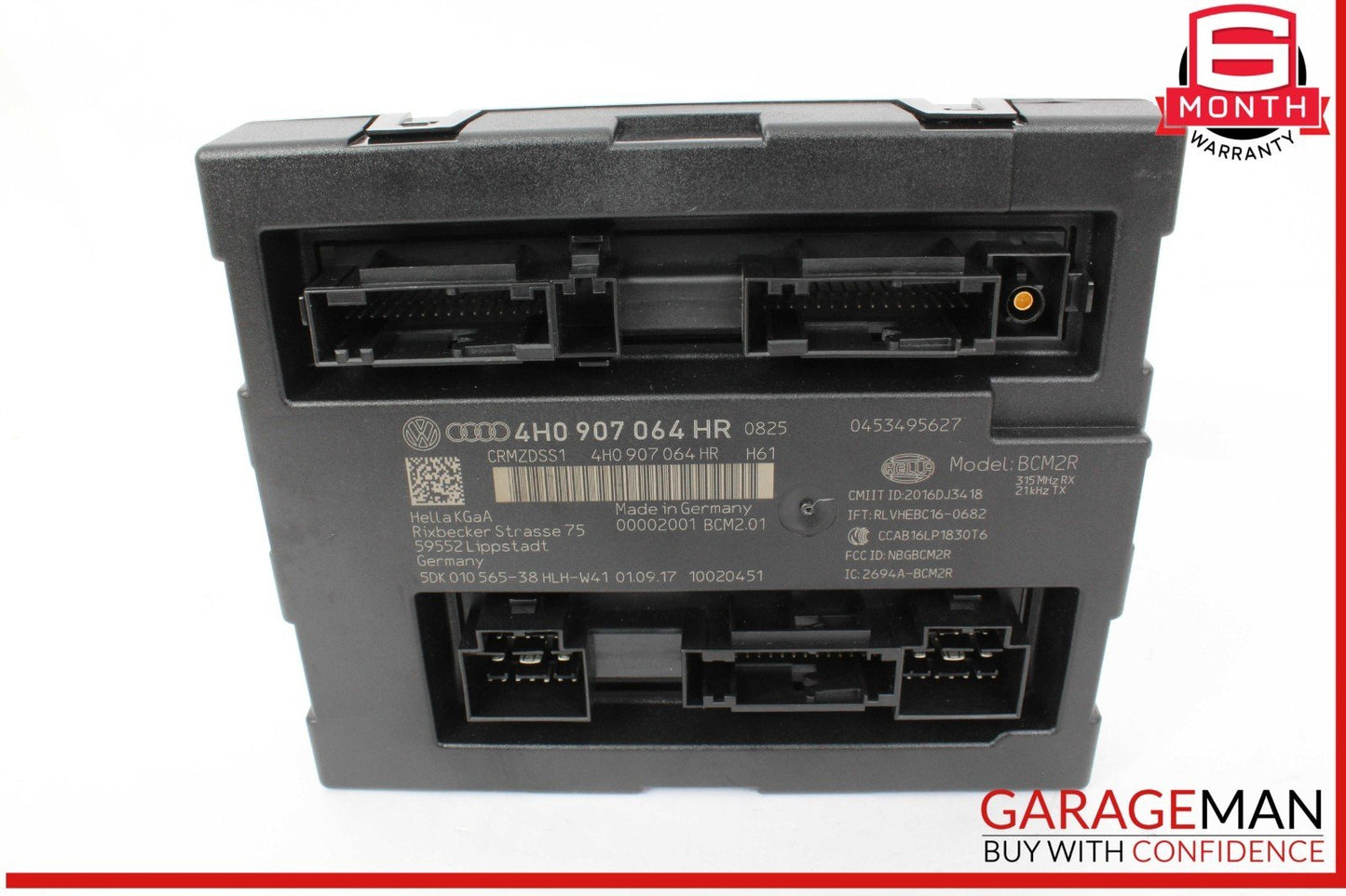16-18 Audi A6 A7 Body Comfort BCM Control Module Unit 4H0907064HR OEM