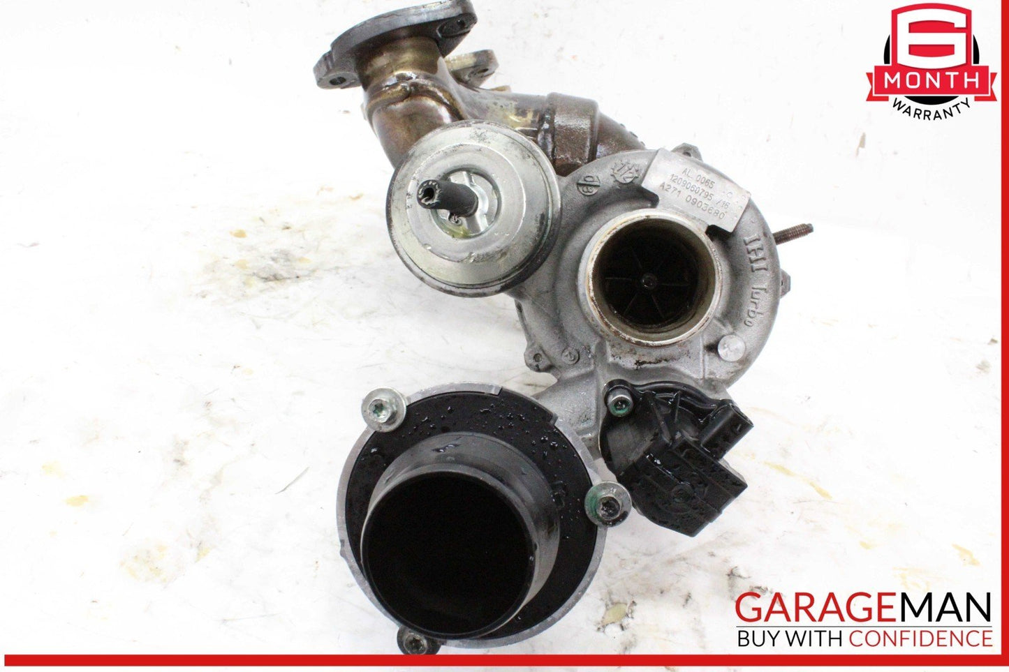 12-15 Mercedes W204 C250 CGI 1.8L Turbo Turbocharger Manifold Assembly M271
