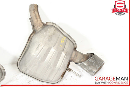 03-08 Mercedes R230 SL550 SL600 Rear Exhaust Mufflers Muffler Tip Tips Set of 2