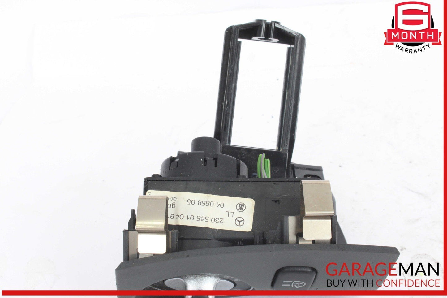 03-12 Mercedes R230 SL500 SL550 SL55 AMG Headlight Control Switch Assembly Black