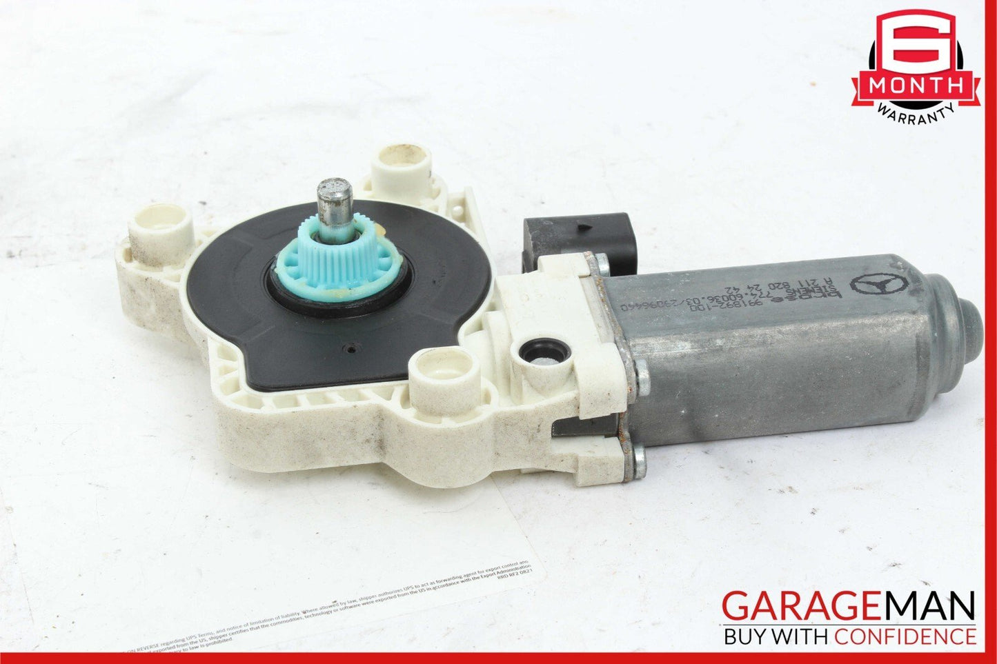 03-09 Mercedes W211 E350 E500 Rear Right Side Window Regulator Motor OEM