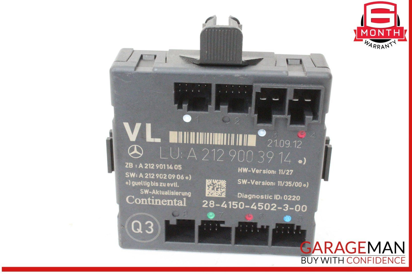 08-18 Mercedes W204 C250 CGI Front Left Driver Side Door Control Module OEM