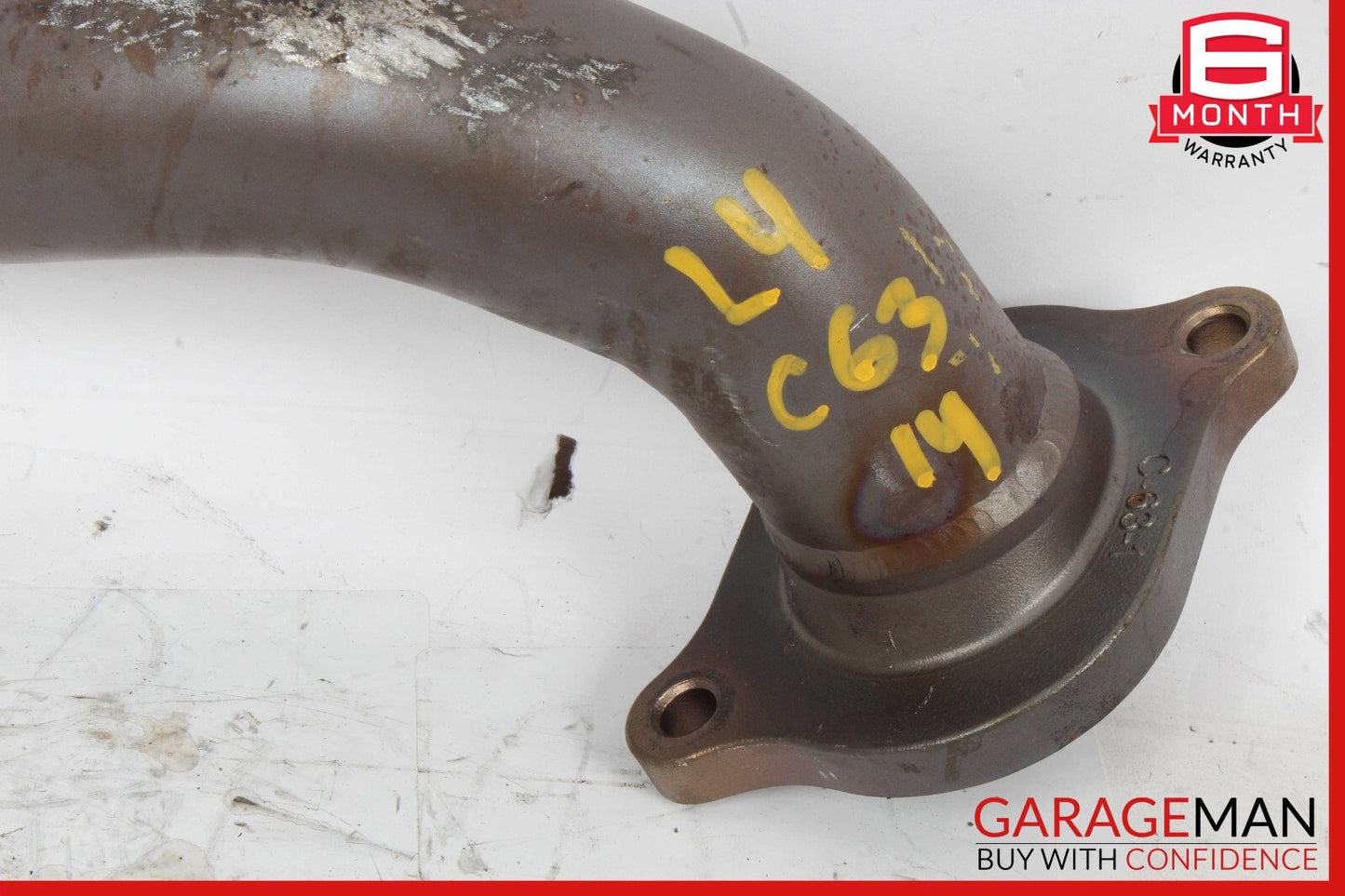 08-15 Mercedes W204 C63 AMG Exhaust System Hose Pipe Tube OEM