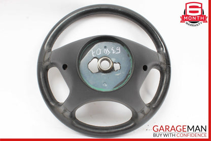 06-09 Mercedes W211 E350 CLS500 4 Spoke Steering Wheel Leather Black OEM