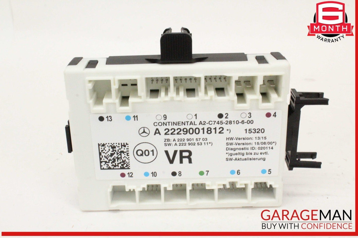 14-17 Mercedes W222 S550 Front Right Passenger Side Door Control Module Unit OEM