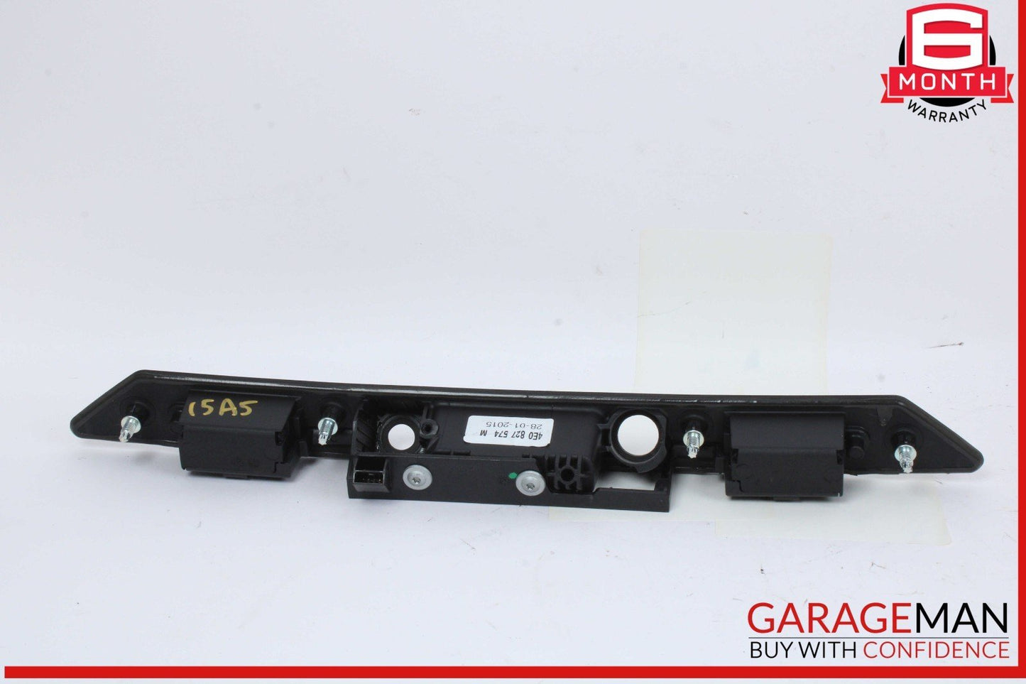 13-17 Audi A5 S5 Rear Trunk Lid License Plate Light Assembly 4E0827574M OEM