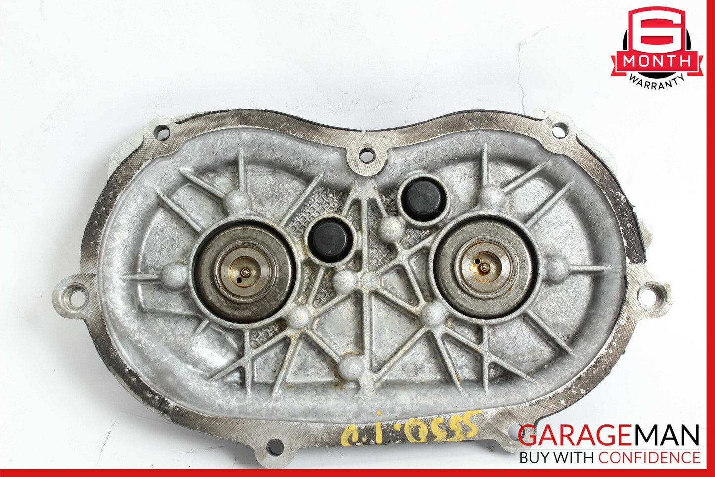 06-13 Mercedes W221 S550 Front Right Engine Timing Chain Cover Plate OEM
