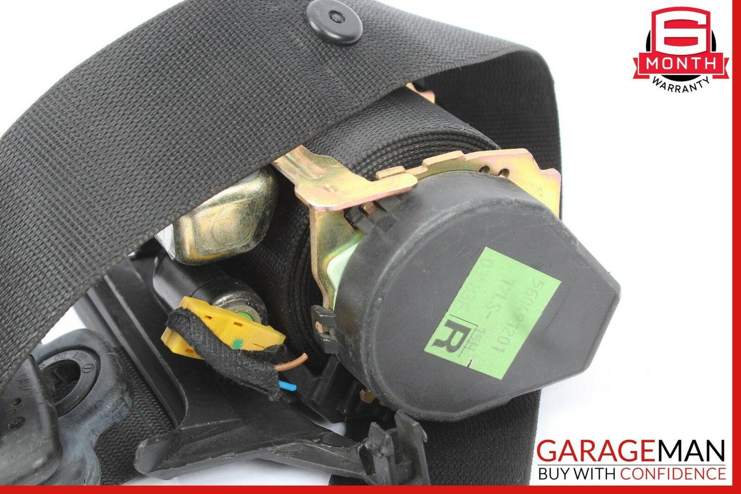97-03 Mercedes W208 CLK430 Front Right Seatbelt Seat Belt Retractor Black OEM
