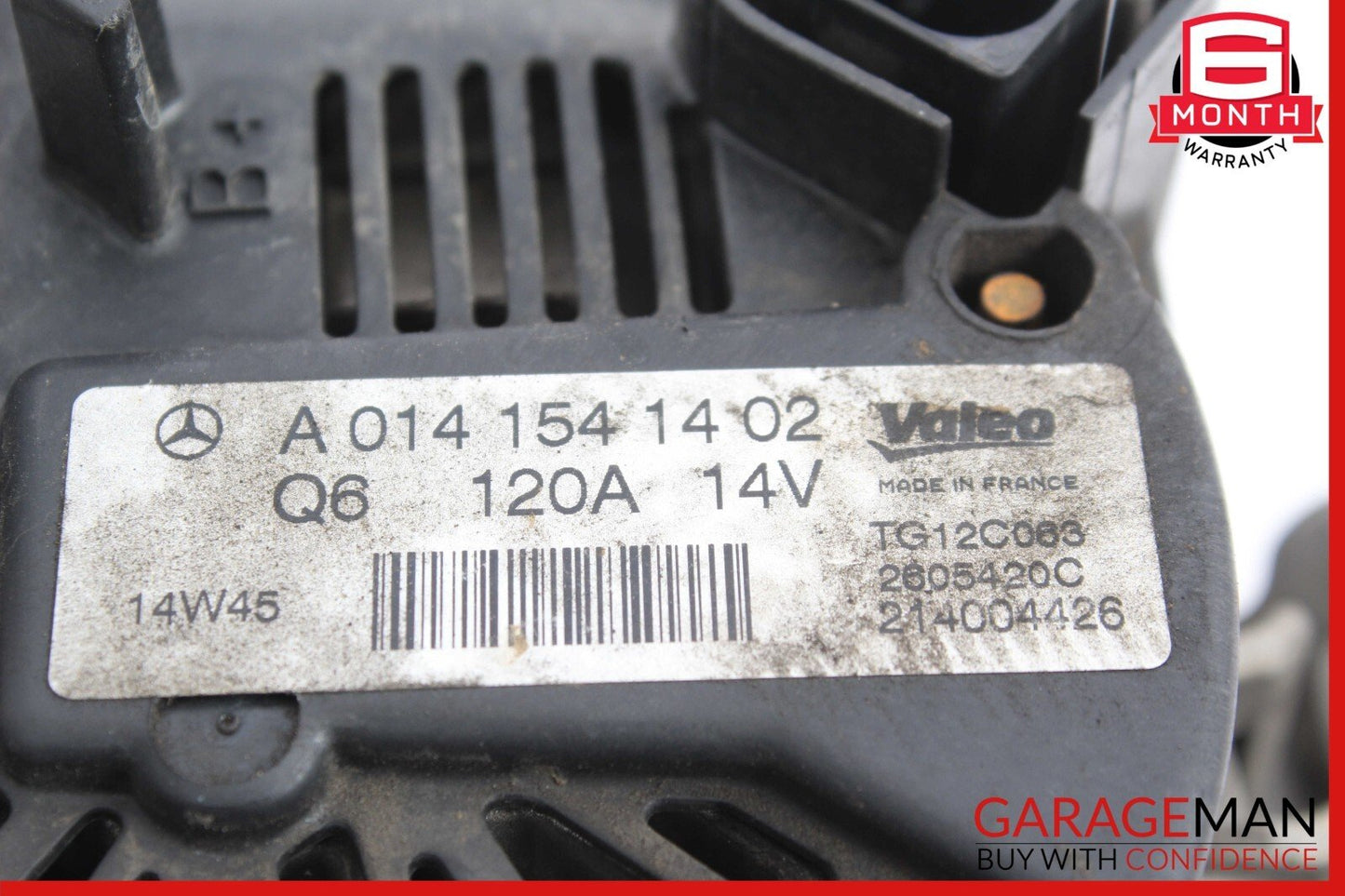 12-15 Mercedes W204 C250 R172 SLK250 Engine Generator Alternator 120 AMP 14V OEM