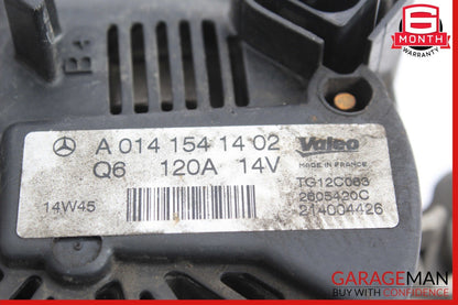 12-15 Mercedes W204 C250 R172 SLK250 Engine Generator Alternator 120 AMP 14V OEM
