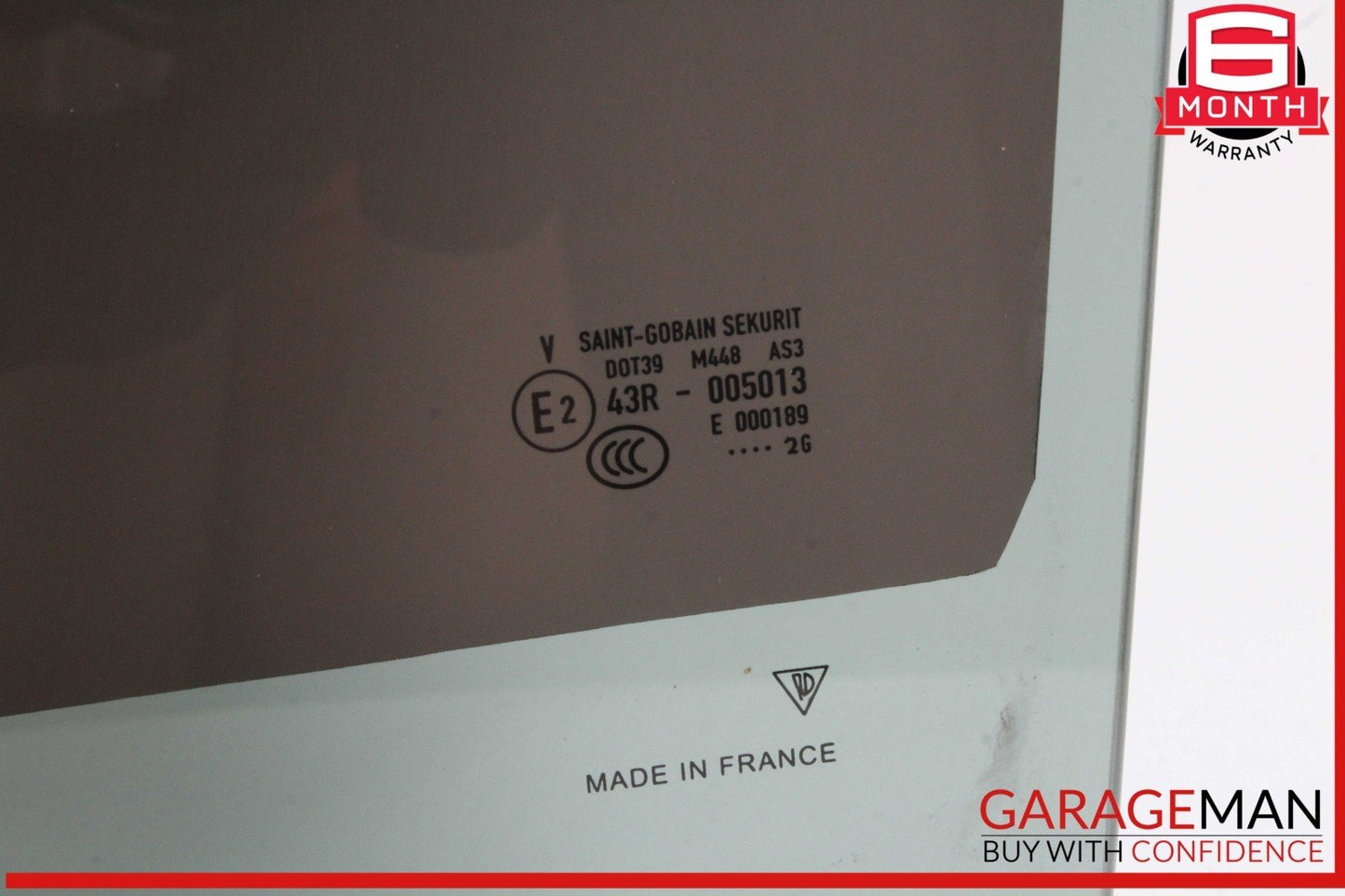 11-18 Porsche Cayenne 958 Rear Left Driver Side Door Window Glass OEM