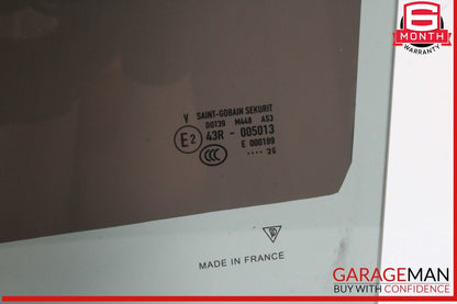 11-18 Porsche Cayenne 958 Rear Left Driver Side Door Window Glass OEM