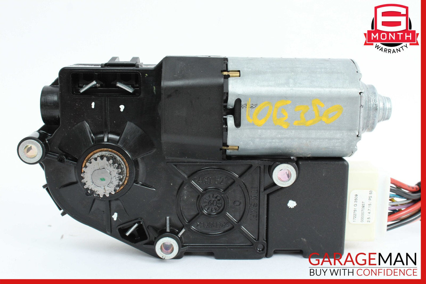 10-17 Mercedes W207 E350 Roof Sun Shade Screen Roller Blind Motor Set of 2 OEM