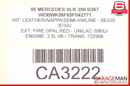 05-08 Mercedes R171 SLK350 CLK320 ABS Anti Lock Brake Pump ESP 0345455932 OEM