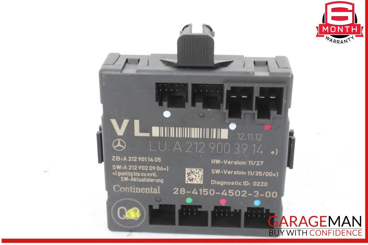 08-18 Mercedes W204 C250 C300 CLS550 Front Left Side Door Control Module OEM