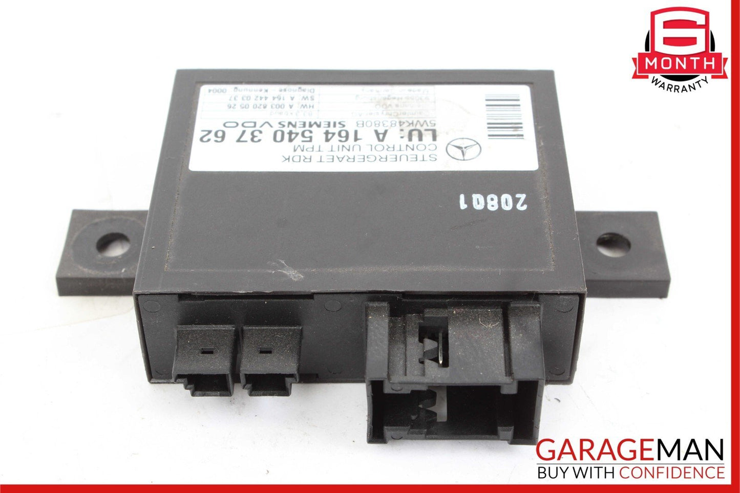 06-12 Mercedes W211 E350 SL550 CLS550 TPMS Tire Pressure Control 1645403762 OEM