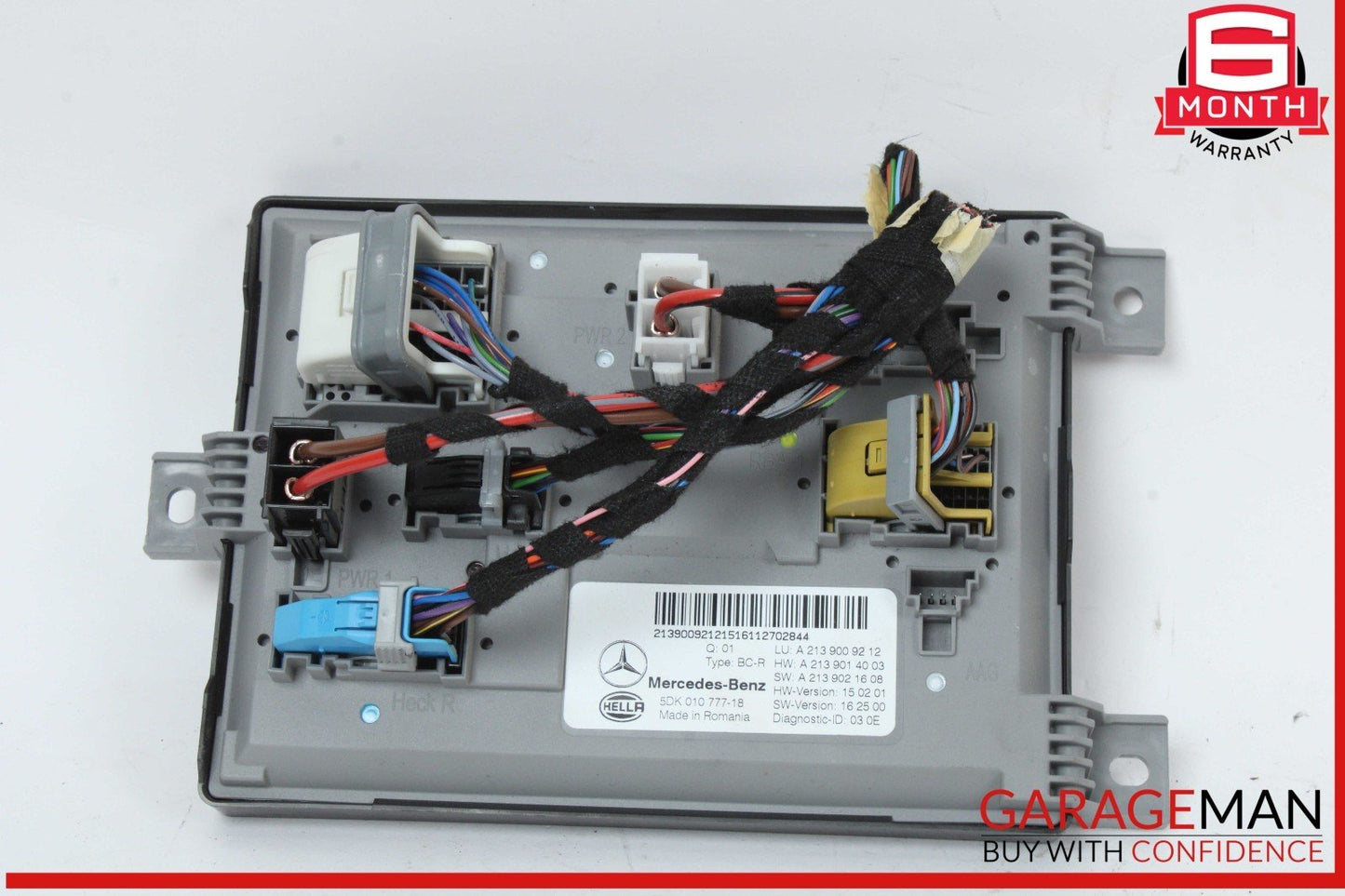 17-19 Mercedes W213 E300 Rear SAM Module Control Unit Signal Activation OEM