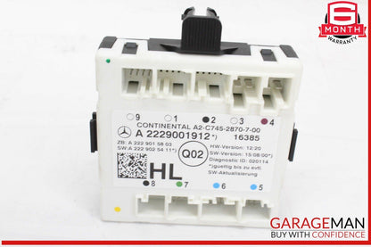15-20 Mercedes W205 C300 Rear Left Driver Side Door Control Module Unit OEM