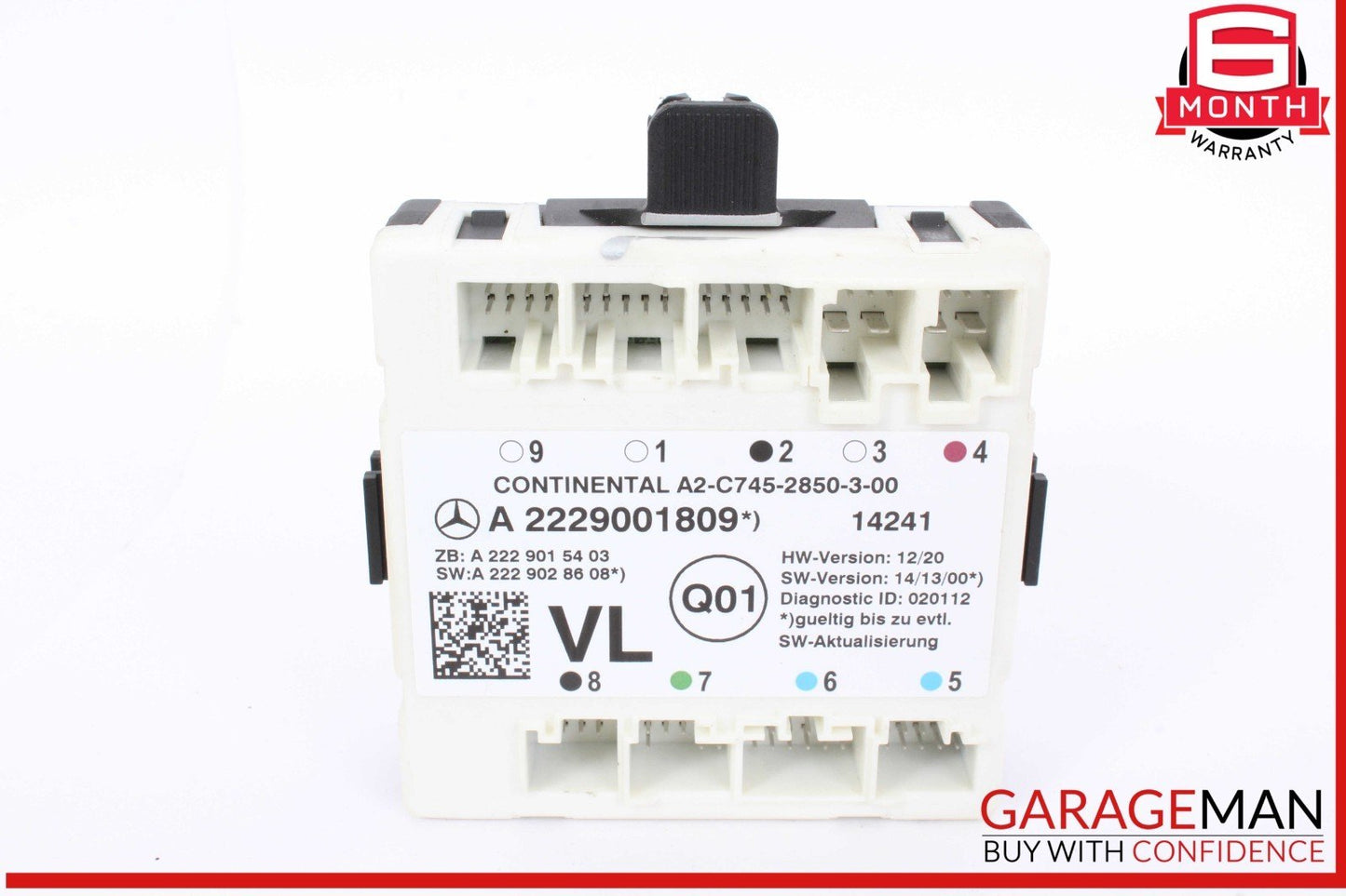 15-23 Mercedes W205 C300 C400 Front Left Side Door Control Module Unit OEM