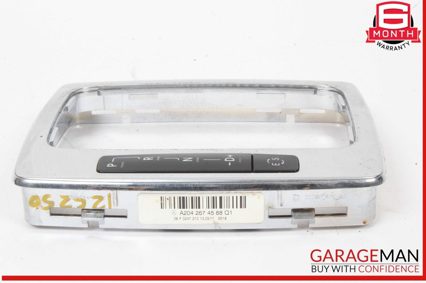08-14 Mercedes W204 C250 E350 Center Console Shift Shifter Bezel Trim OEM