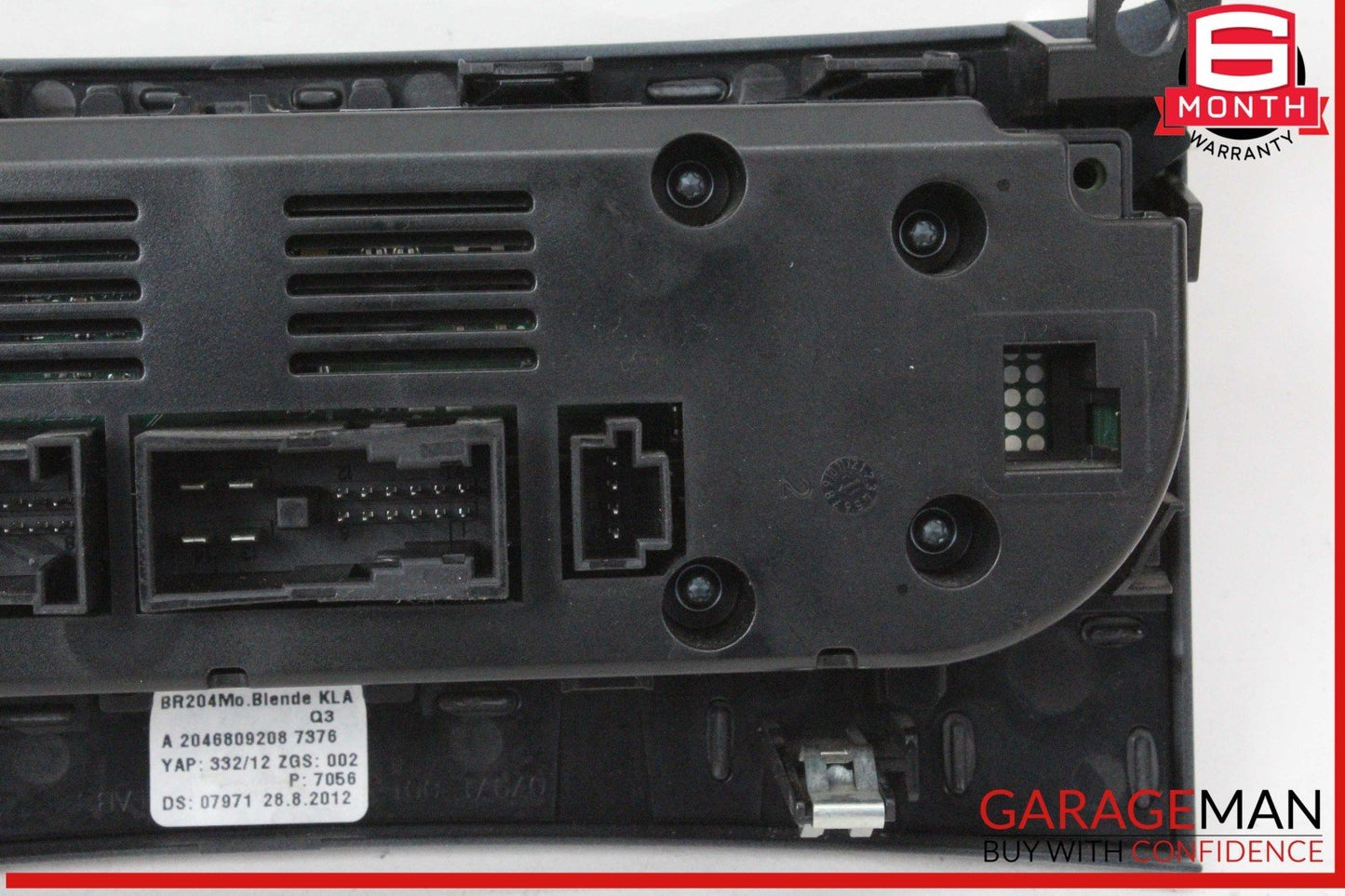 12-14 Mercedes W204 C250 CGI C300 AC A/C Heater Climate Control w/ Trim OEM