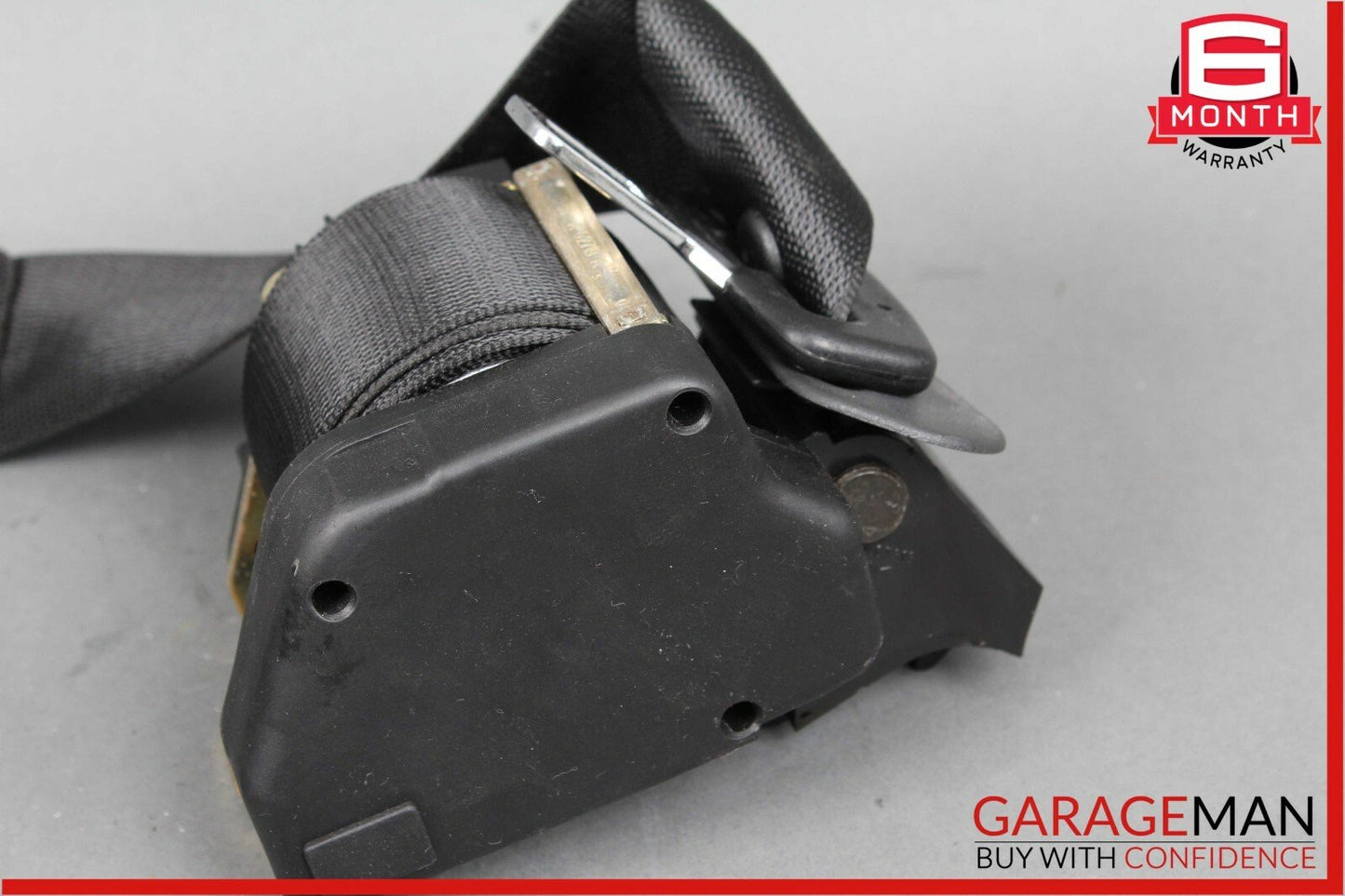 00-02 Mercedes W220 S500 Rear Center Seat Belt Seatbelt Retractor Buckle Black