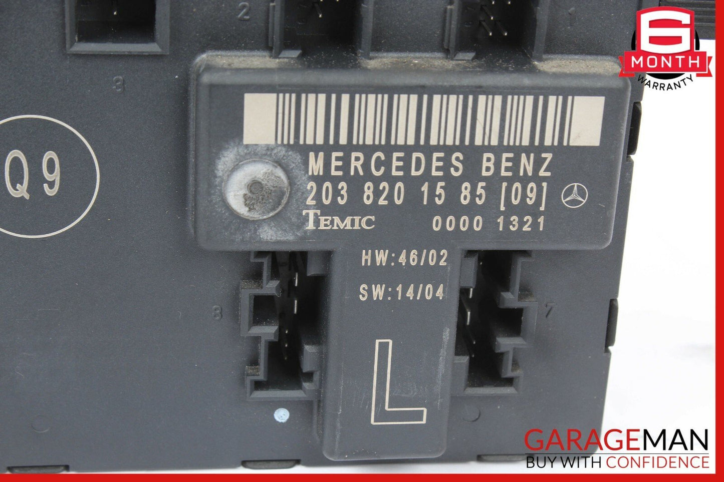 01-07 Mercedes W203 C230 C280 Front Left Driver Side Door Control Module Unit
