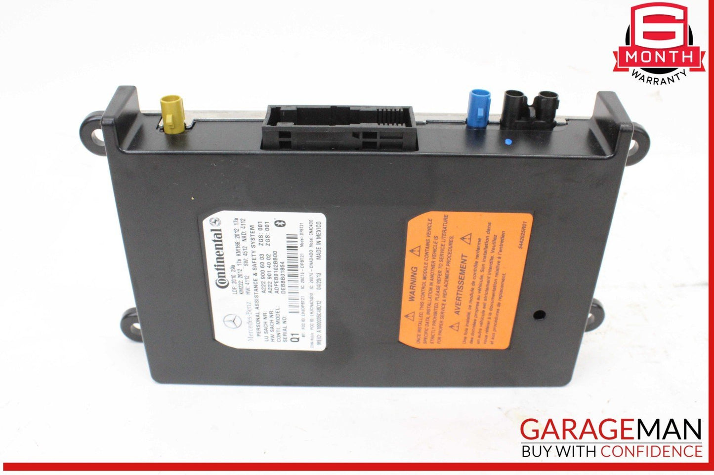 12-15 Mercedes W212 E350 C250 Communication Control Module 2229006003 OEM
