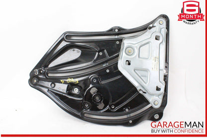 10-16 Mercedes W212 E400 Rear Left Door Window Regulator Frame w/o Motor OEM
