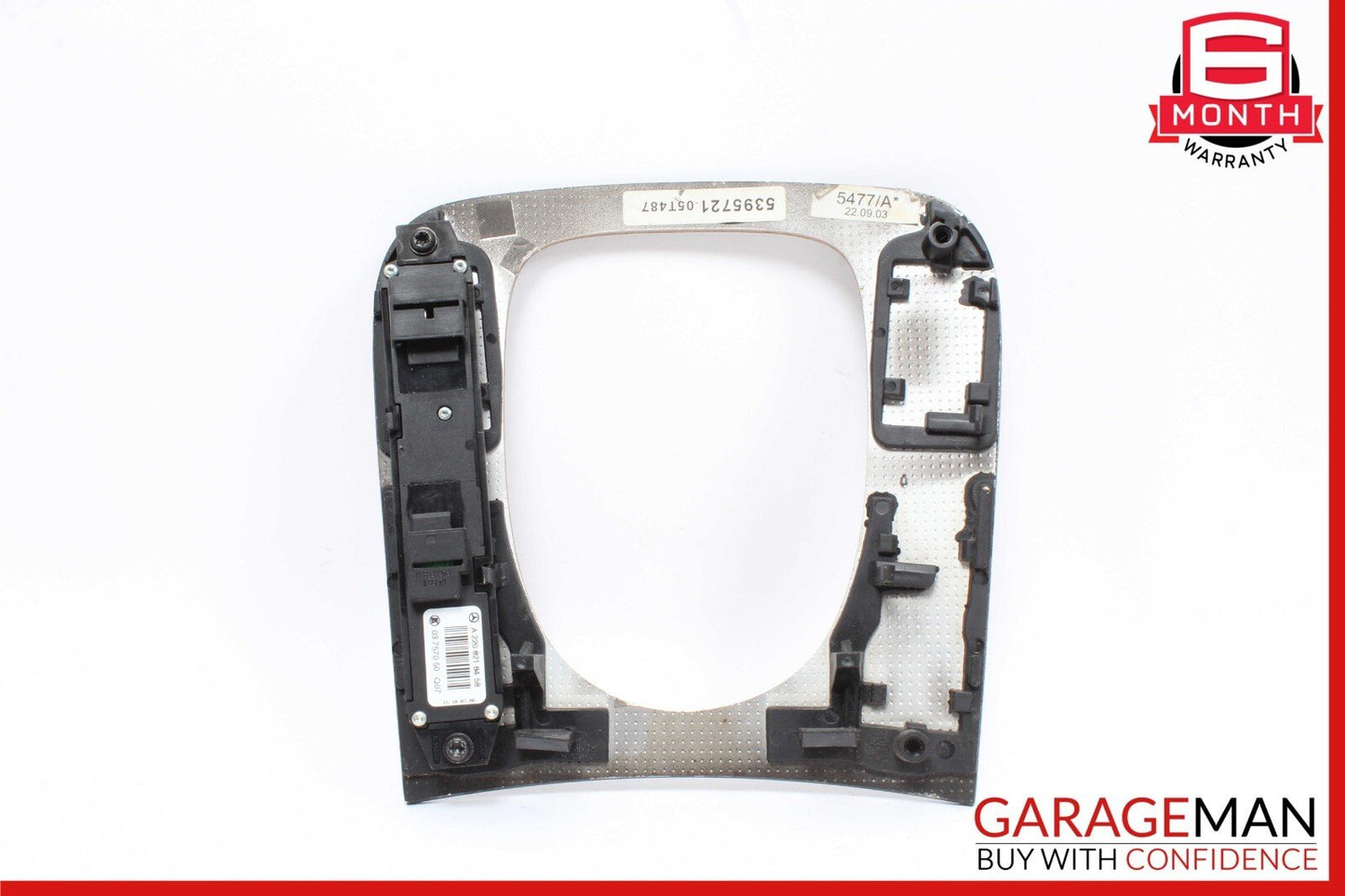 03-06 Mercedes W220 S600 S500 S55 AMG Center Console Shifter Bezel Trim Wood OEM
