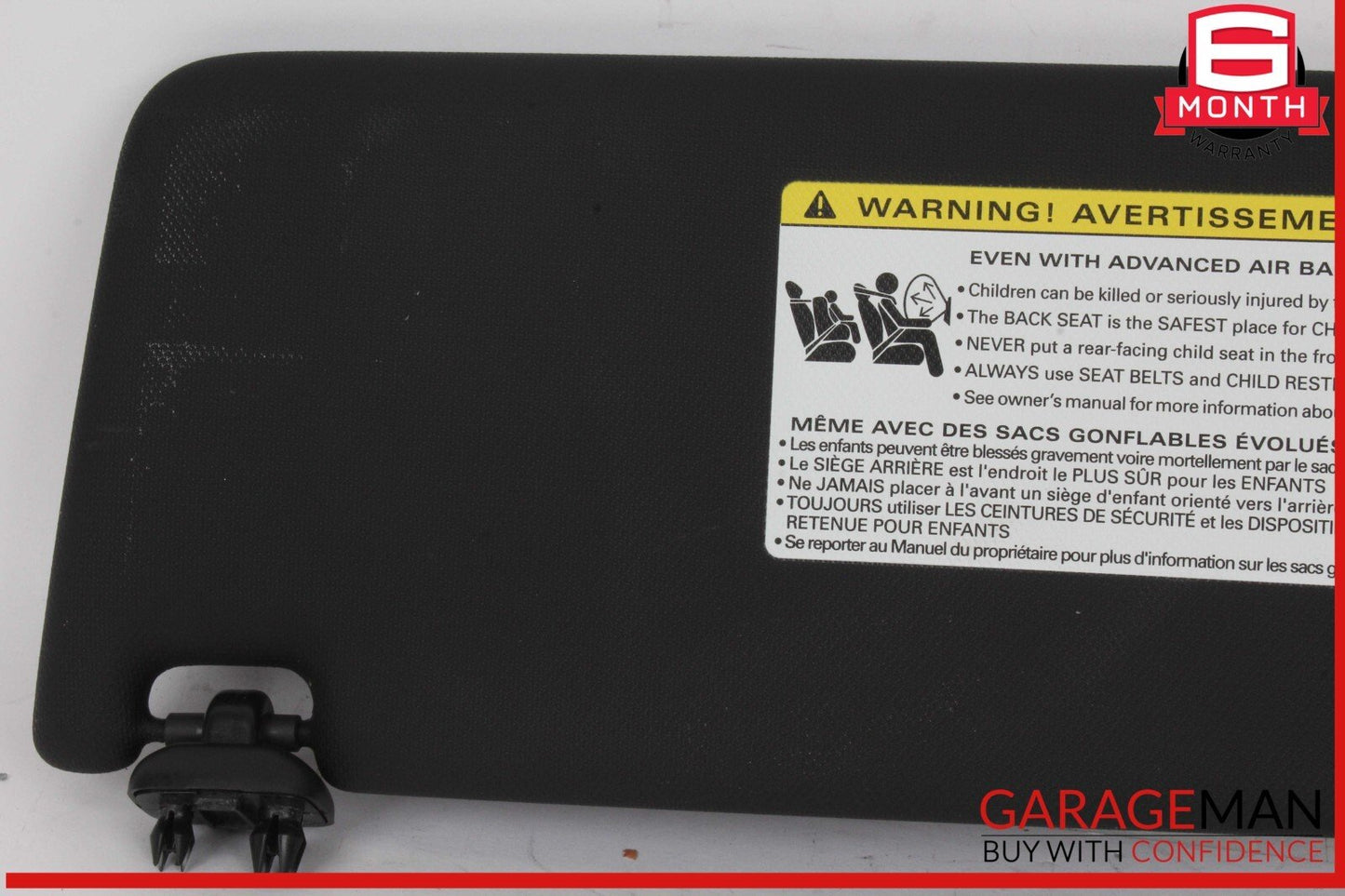 17-24 Audi A4 Front Right Passenger Side Sun Visor Sunvisor 8H0010501 OEM