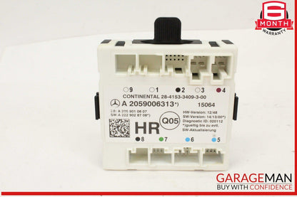 15-18 Mercedes W205 C300 Rear Right Passenger Side Door Control Module Unit OEM