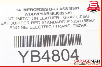 13-18 Mercedes B-Class W242 W246 B250 Front Right Seat Control Module Unit OEM
