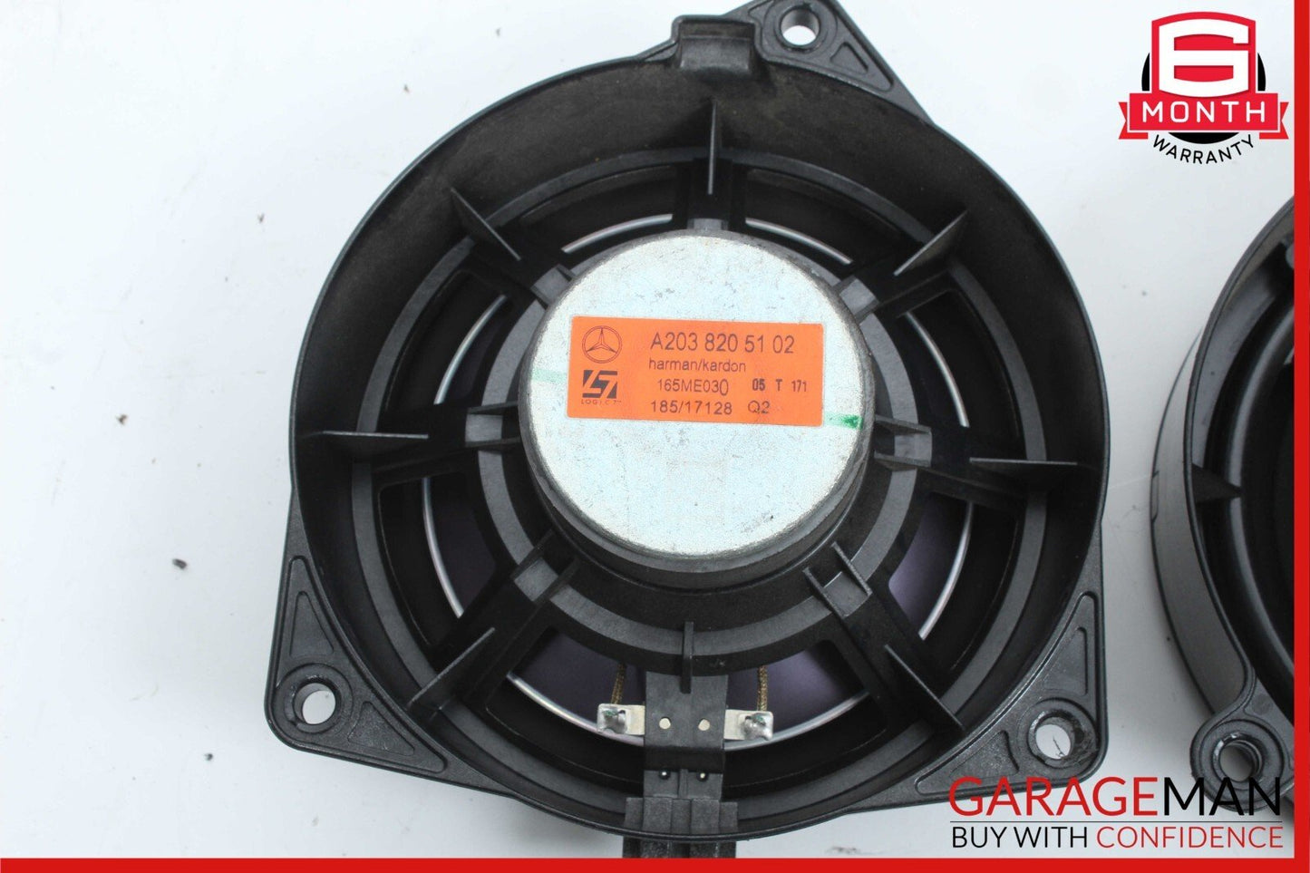 03-09 Mercedes W203 C230 CLK350 Front Right & Left Door Audio Sound Speaker Set