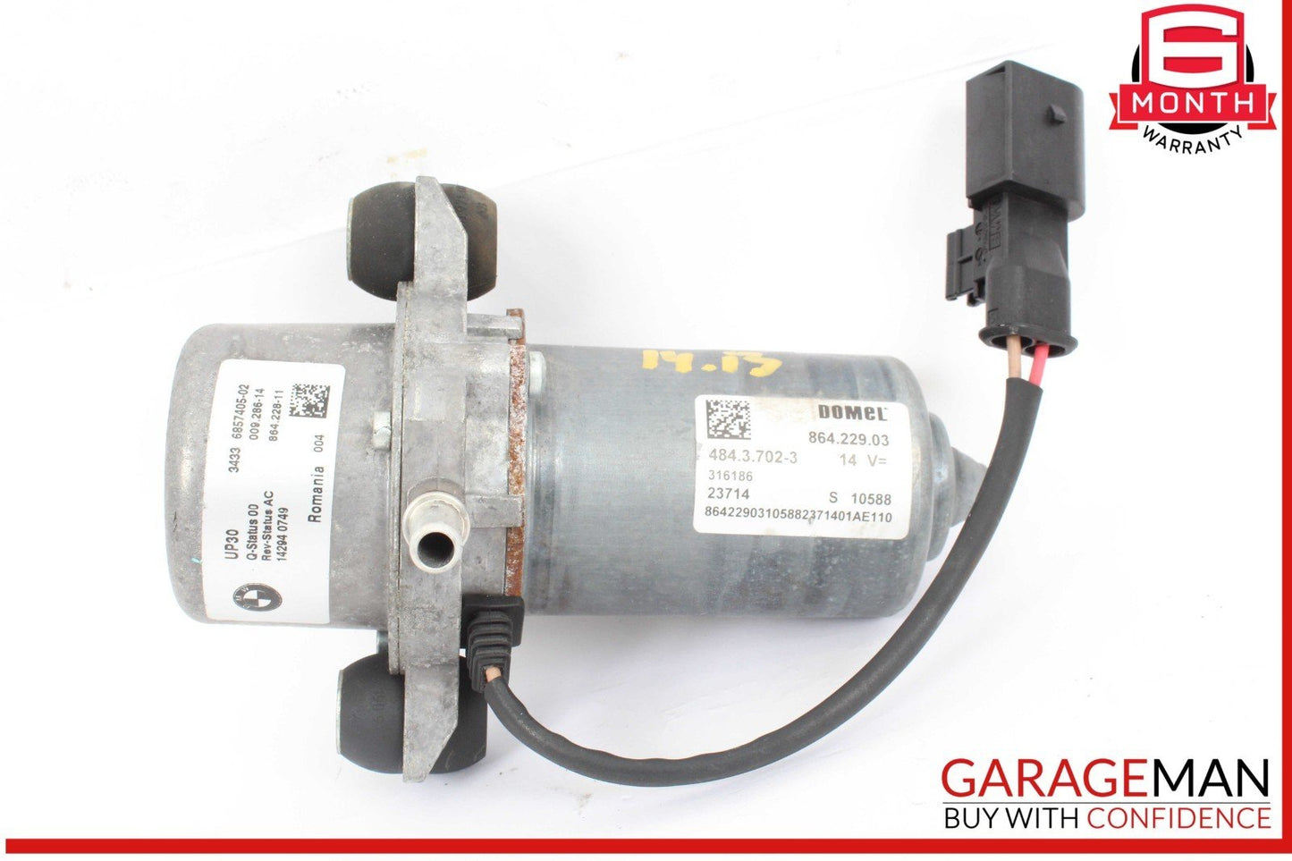 14-21 BMW i3 I01 Hybrid Brake Booster Vacuum Pump 6857405 OEM