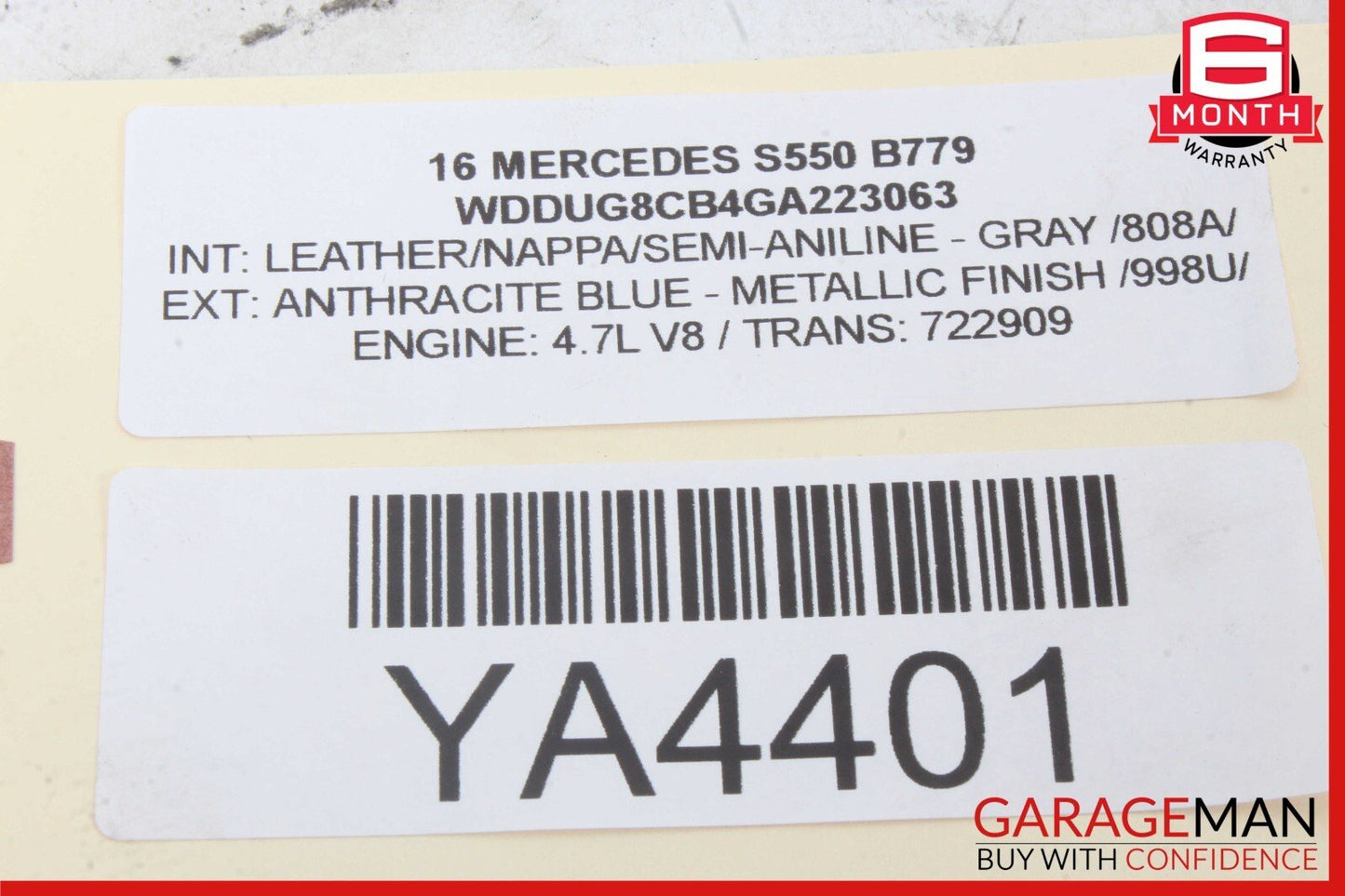 14-20 Mercedes W222 S550 S600 Sedan Front Left Or Right Dash AC A/C Air Vent OEM