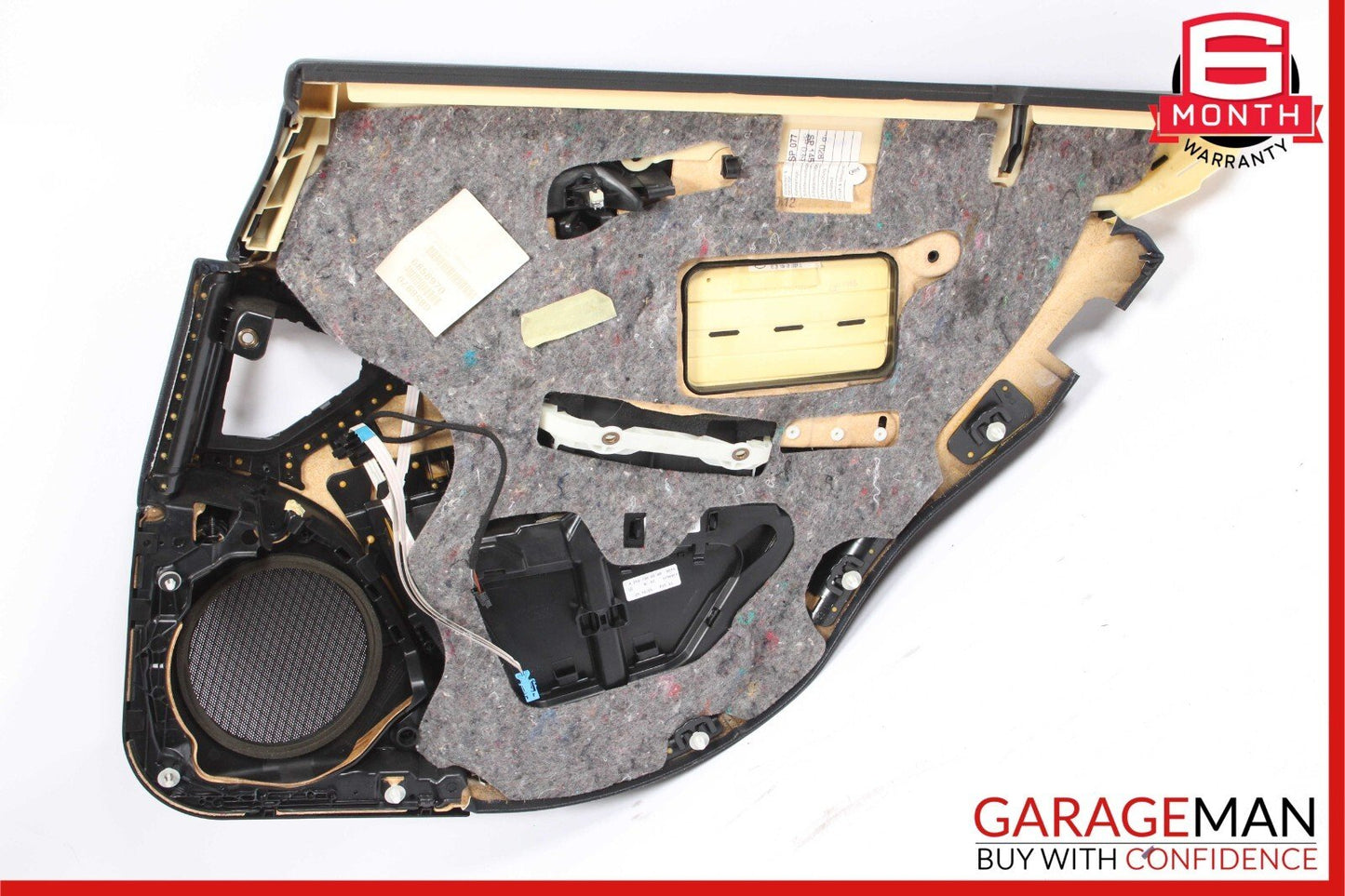 06-11 Mercedes W219 CLS500 CLS550 Rear Left Interior Door Panel Cover Black