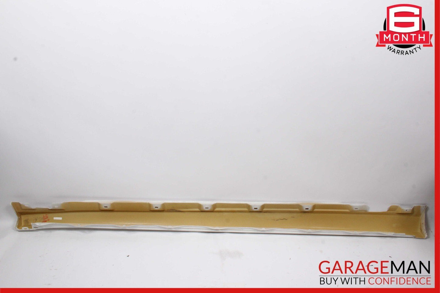 06-13 Mercedes W251 R350 Left Side Skirt Rocker Moulding Panel Alabaster White