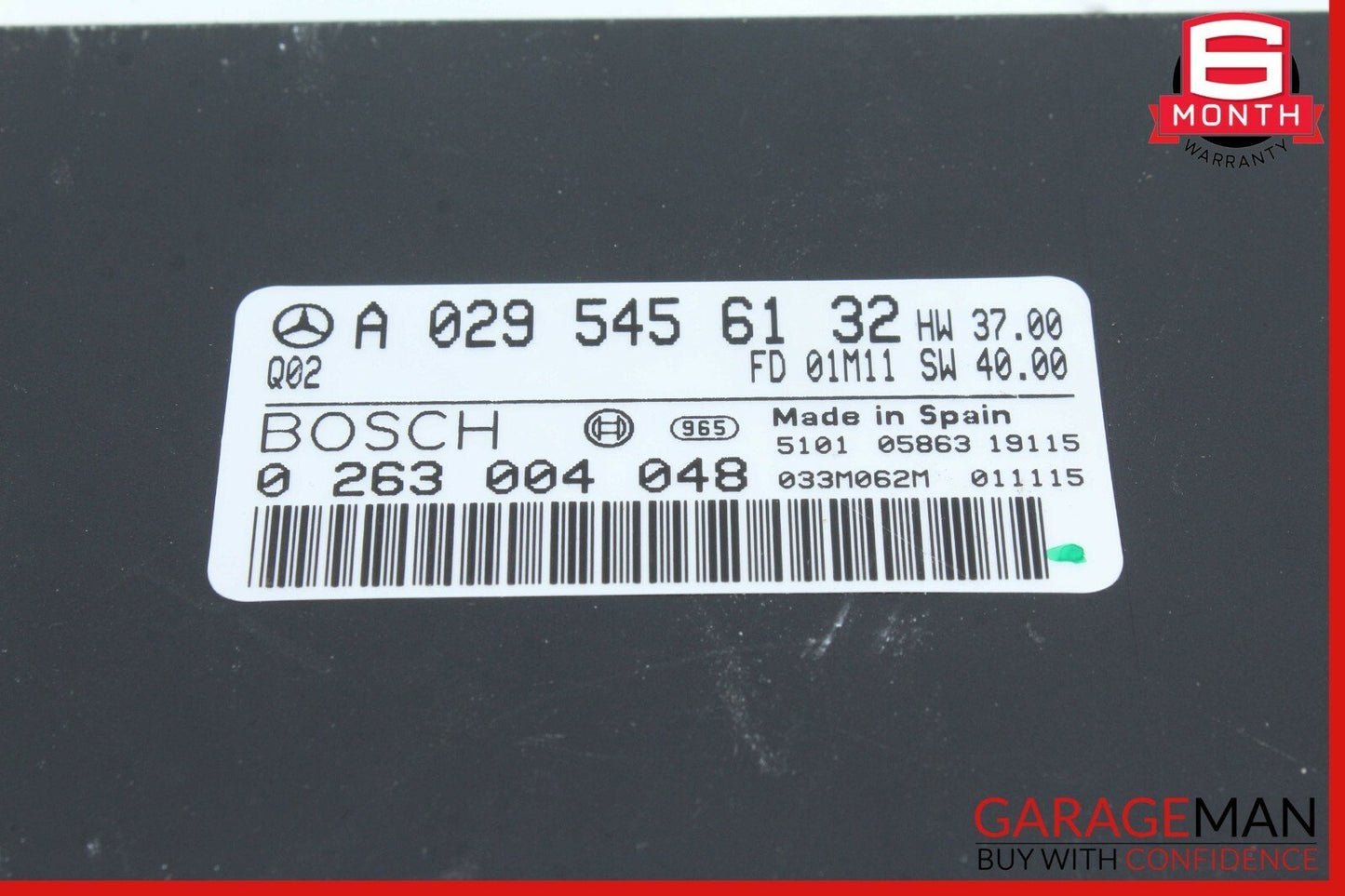 00-06 Mercedes W220 S600 S55 AMG CL500 Parktronic Control Module 0295456132 OEM