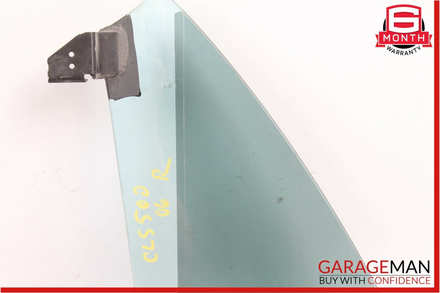 06-11 Mercedes W219 CLS500 Rear Right Side Quarter Window Glass Panel Assembly