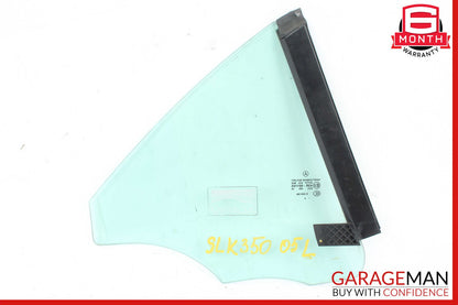 05-11 Mercedes R171 SLK350 Quarter Window Glass Rear Left Driver Side OEM