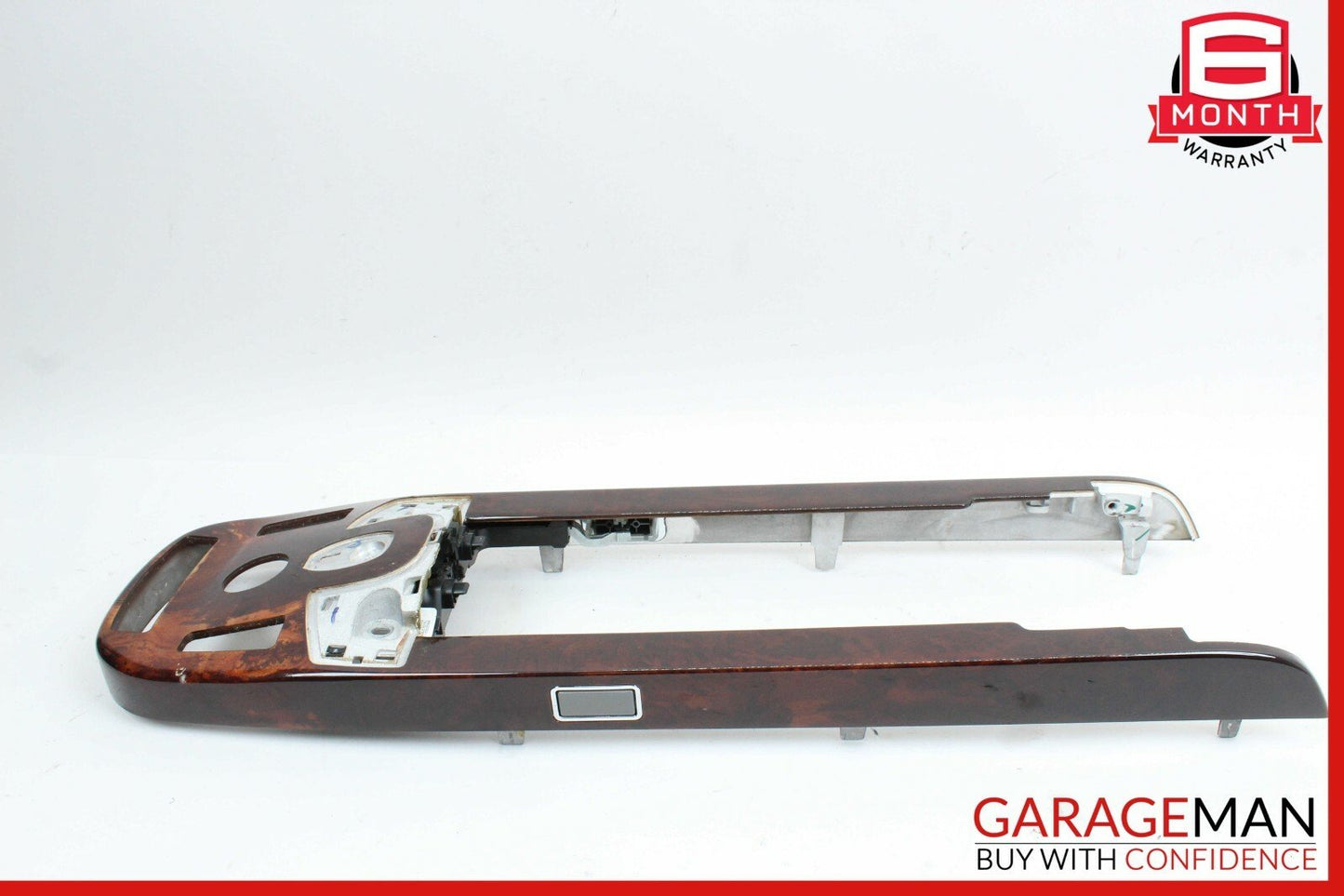 07-09 Mercedes W221 S450 S550 Center Console Armrest Trim Bezel Panel Wood OEM