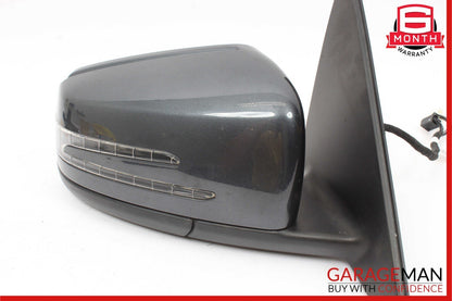 12-14 Mercedes W204 C300 Front Right Side Mirror Door Rear View Glass Grey OEM