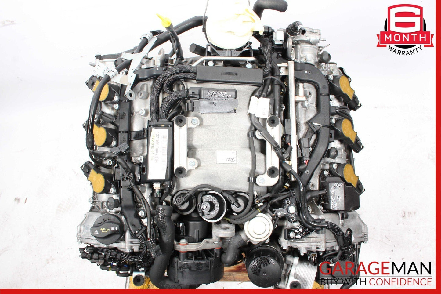 08-11 Mercedes W204 C300 Engine Motor Block Assembly 3.0L V6 M272 RWD 130k