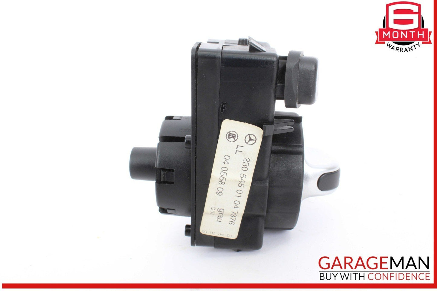 03-12 Mercedes R230 SL500 SL550 SL55 AMG Headlight Control Switch Assembly Black