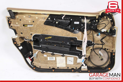 07-09 Mercedes W211 E350 Front Right Interior Door Panel Trim Assembly Brown